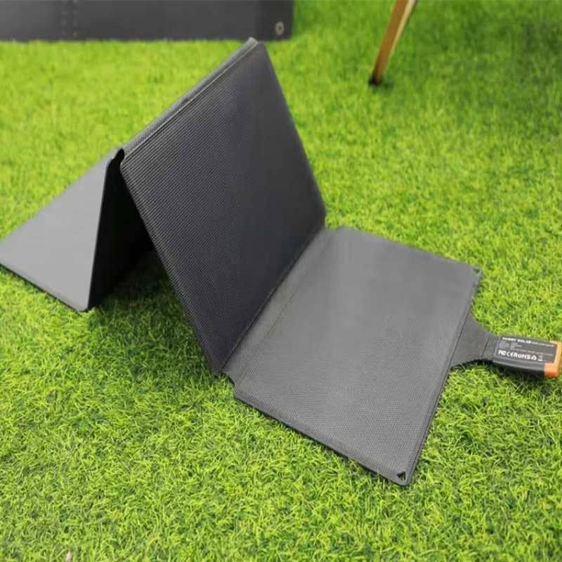 Drone Solar Charger - Składany panel solarny 40W, czarna ładowarka