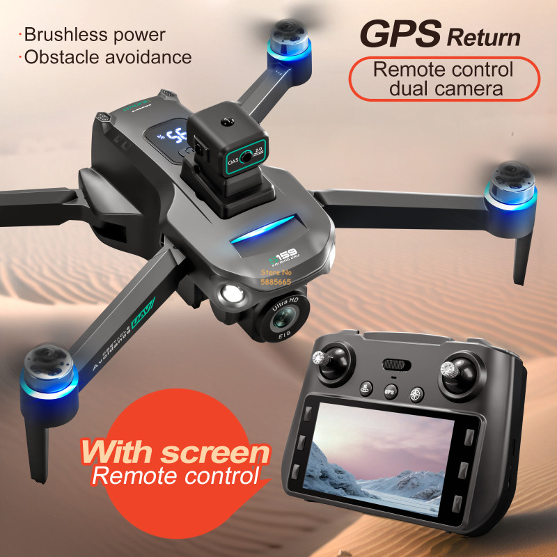 Podwójna kamera 8K 5G WIFI FPV – Drone Beacon Light recenzja i cena
